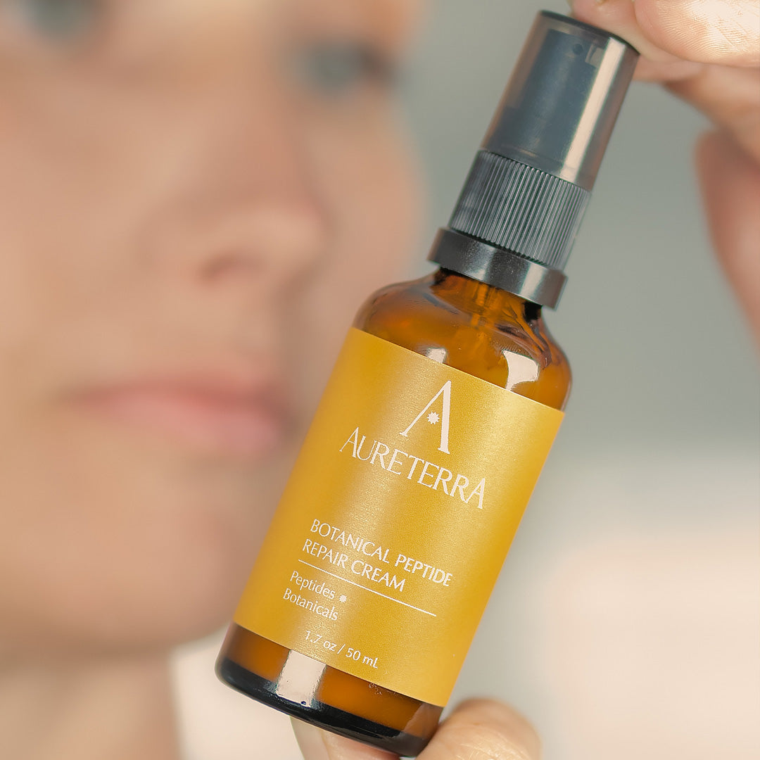 Peptide skincare science – Aureterra’s solar-infused approach to anti-aging and collagen renewal